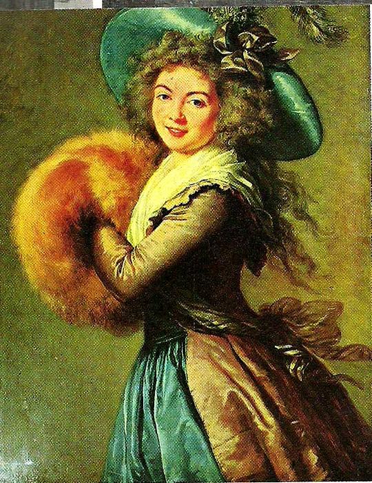 Elizabeth Louise Vigee Le Brun madame mole raymond oil painting image
